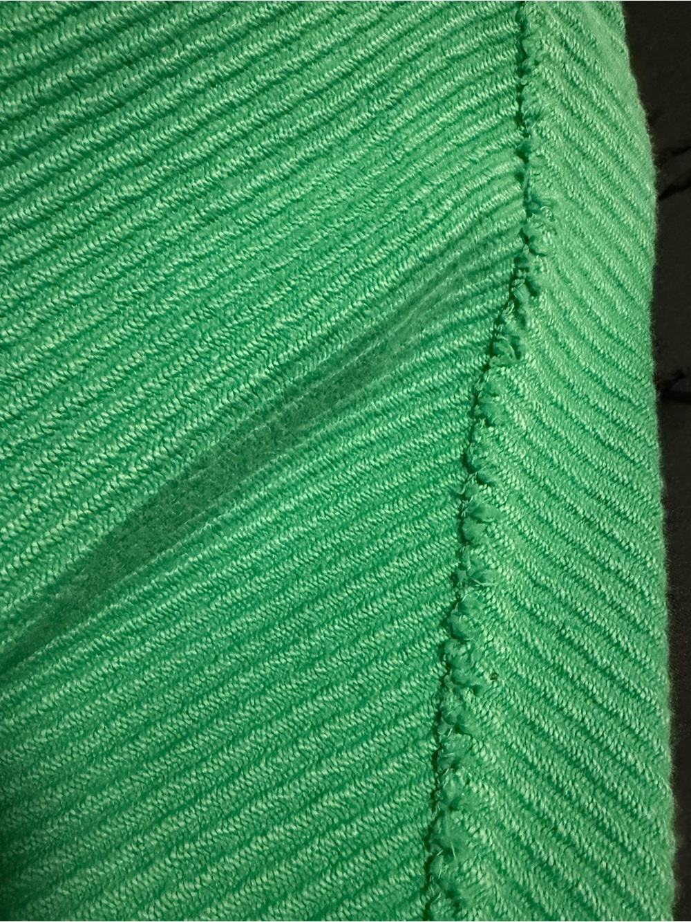 Aerie Big Chill Green Ribbed Heavyweight Crewneck Sweatshirt Small - Picture 6 of 6
